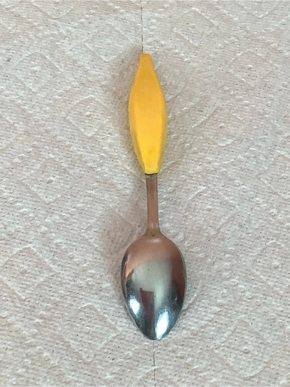 Vintage Chiquita Banana Boat Bowl & Matching Spoon Yellow Plastic 9.5”